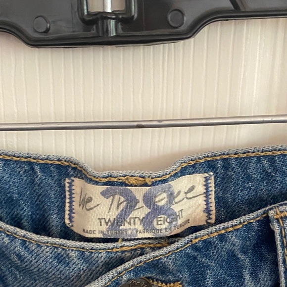 We The Free Distressed Denim Mini Skirt. Size 6/28 - Picture 5 of 7